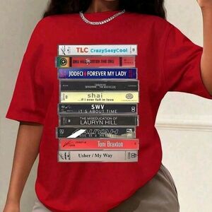 Retro Red Cassette Graphic Tee